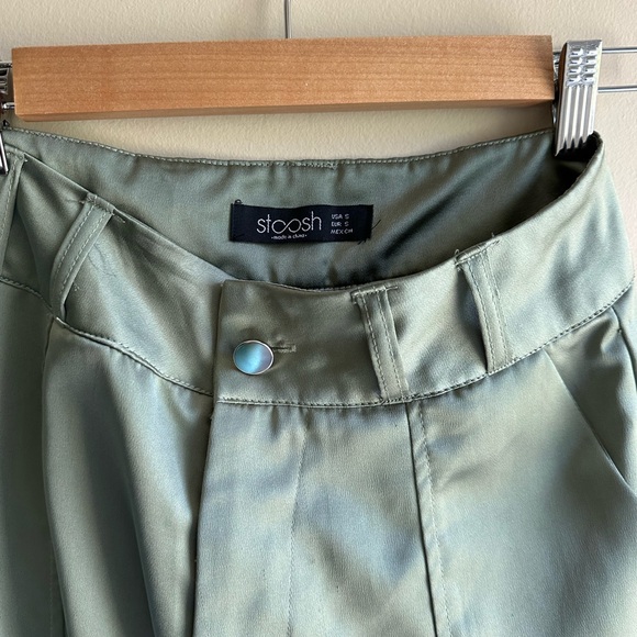 Stoosh Light Green High-Waisted Pants - Picture 8 of 9